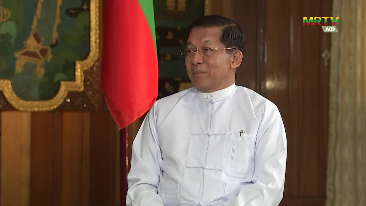 နိုင်ငံတော်စီမံအုပ်ချုပ်ရေးကောင်စီဥက္ကဋ္ဌ နိုင်ငံတော်ဝန်ကြီးချု...