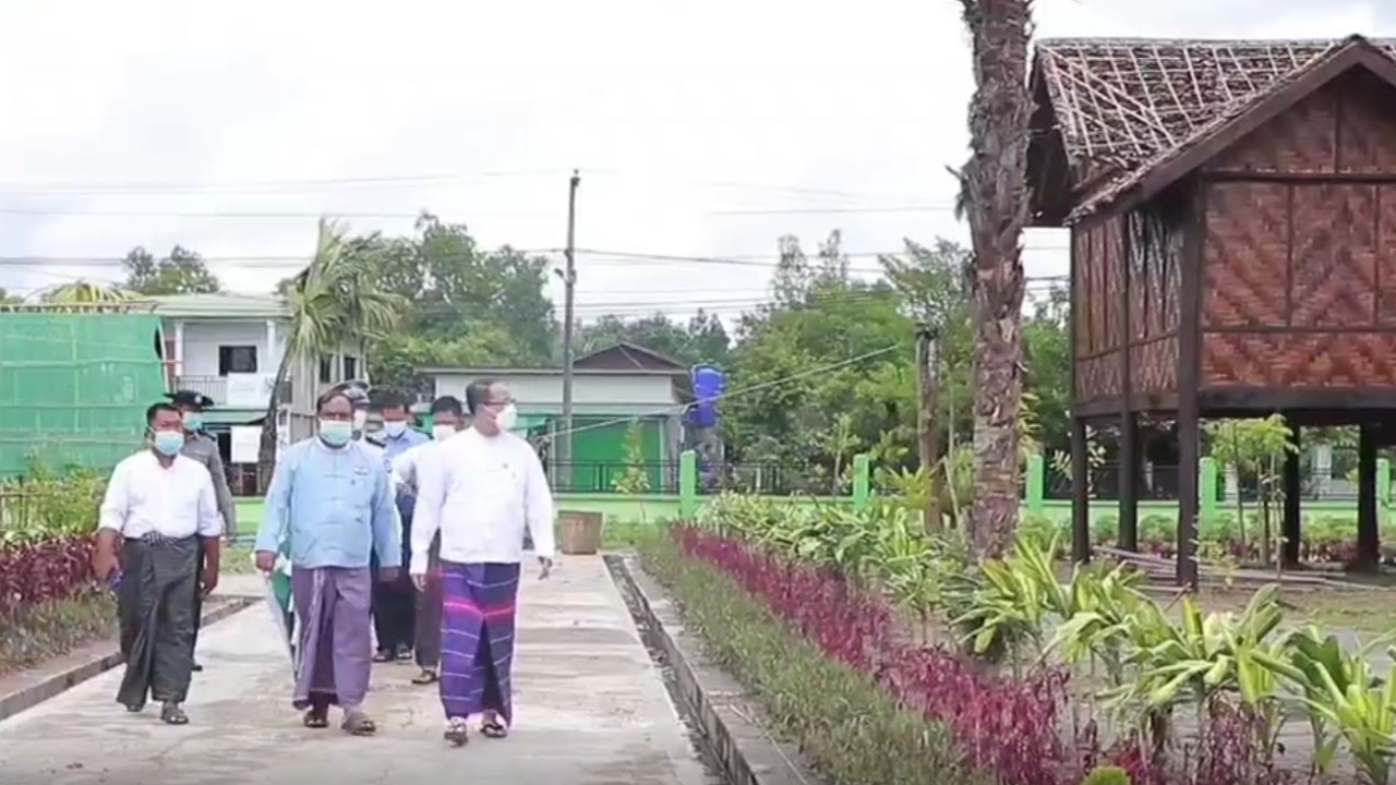 ပြည်နယ်ဝန်ကြီးချုပ် ဦးစောမြင့်ဦး ဒေသဖွံ့ဖြိုးရေးလုပ်ငန်းများ ကြည...