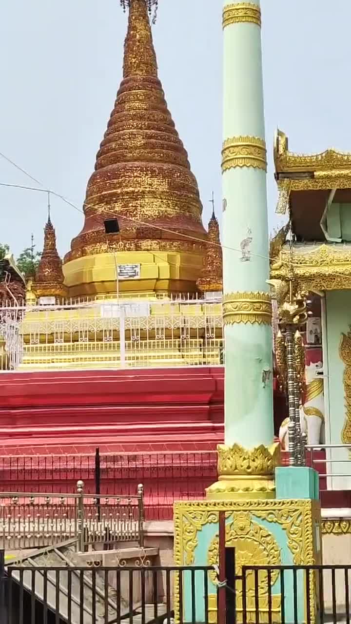 ငလျင်ကြောင့် မန္တလေးမြို့ ပလိပ်မြွေဘုရား ပြိုကျပျက်စီးမှု အခြေအနေ